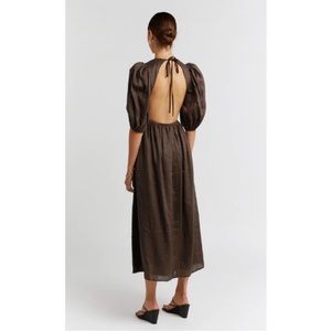 Dissh Claudia Dress Chocolate Brown